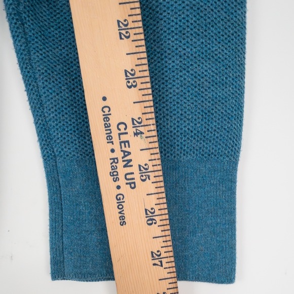 Peter Millar Mens XXL Blue Waffle Knit Button Front Polo Sweater - Picture 12 of 13